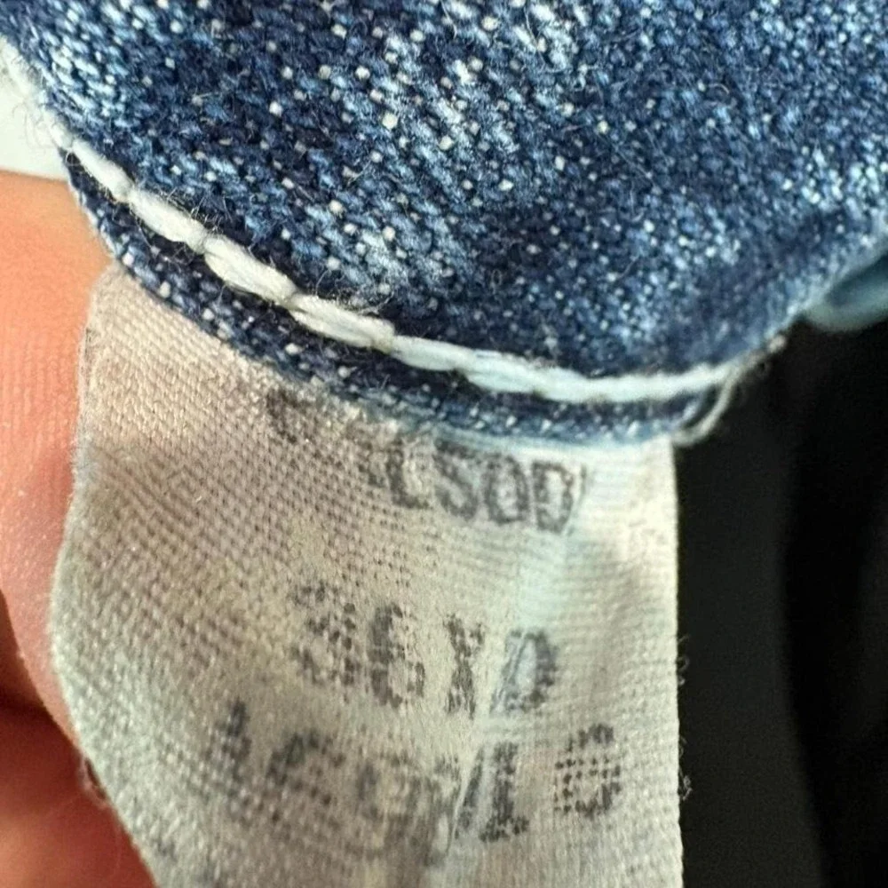 Wrangler blue denim carpenter jeans Size 36" #workwear #denim - Picture 3 of 6